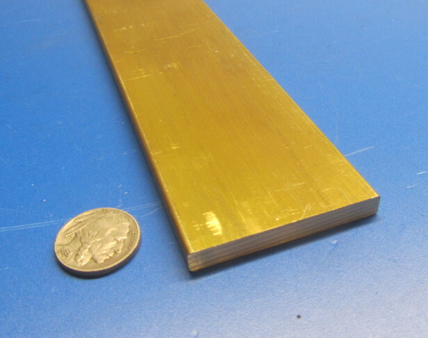 360 Brass Flat Bar 1/4″ Thick x 2.0″ Wide x 48.0″ Length