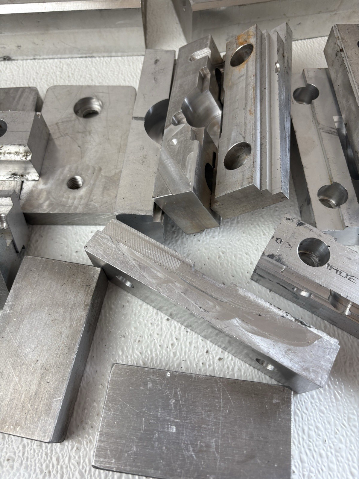 27lbs HIGH QUALITY ALUMINUM SCRAP METAL BLOCKS FROM MACHINE SHOP LEFTOVERS