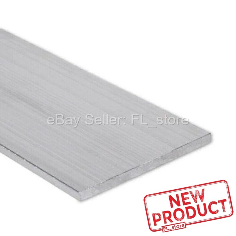 Aluminum Bar Flat Stock 1/8″ x 2-1/2″ x 6 Feet Unpolished 6061 Alloy 72″ Length