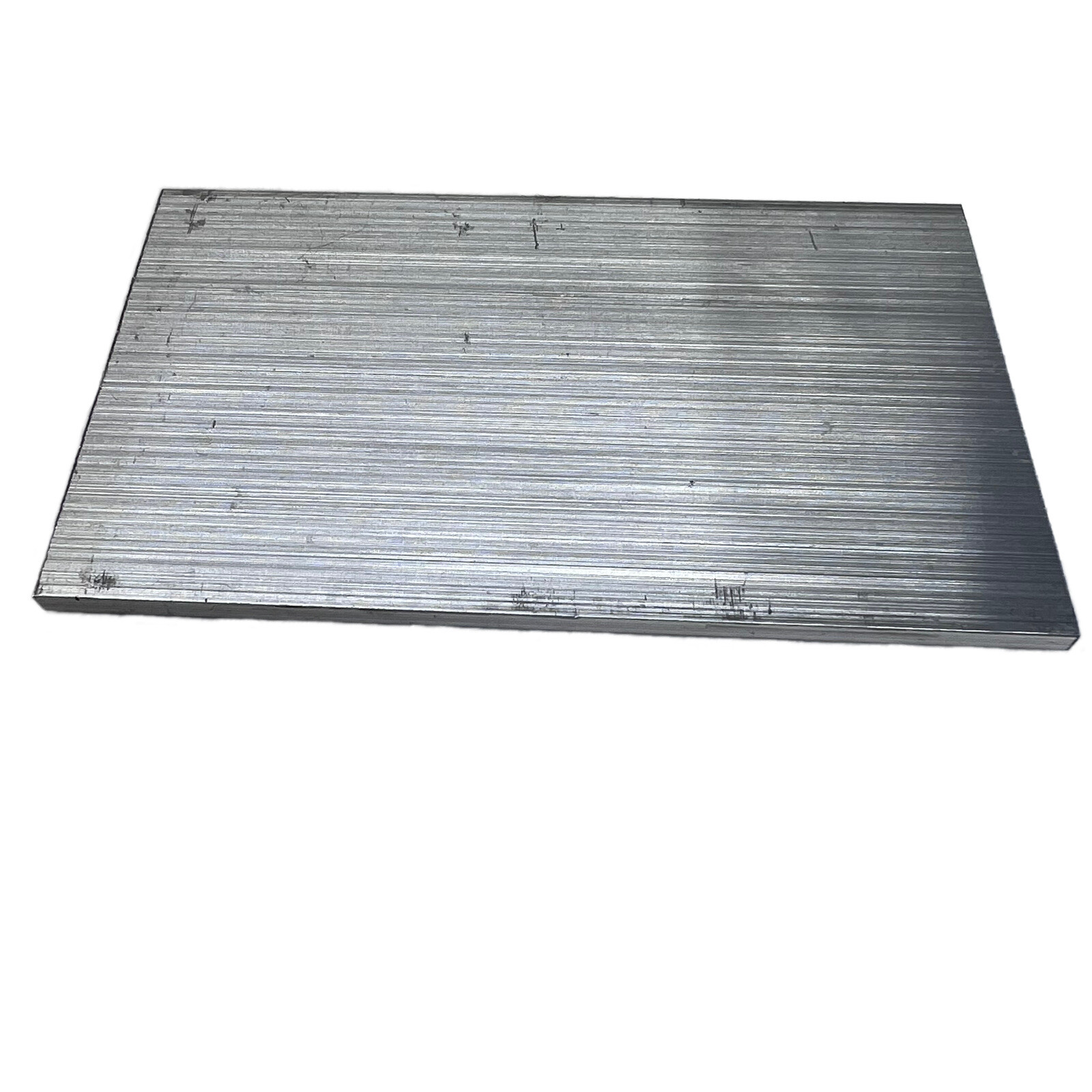 Aluminum Bar Flat Stock 1/8″ x 2.5″ x 4+” Alloy 6061 Unpolished 1 Milled End