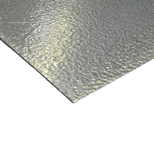 24″ x 96″ Mill Finish Aluminum Stucco Sheet .025” Thick Trailer RV- White Backer