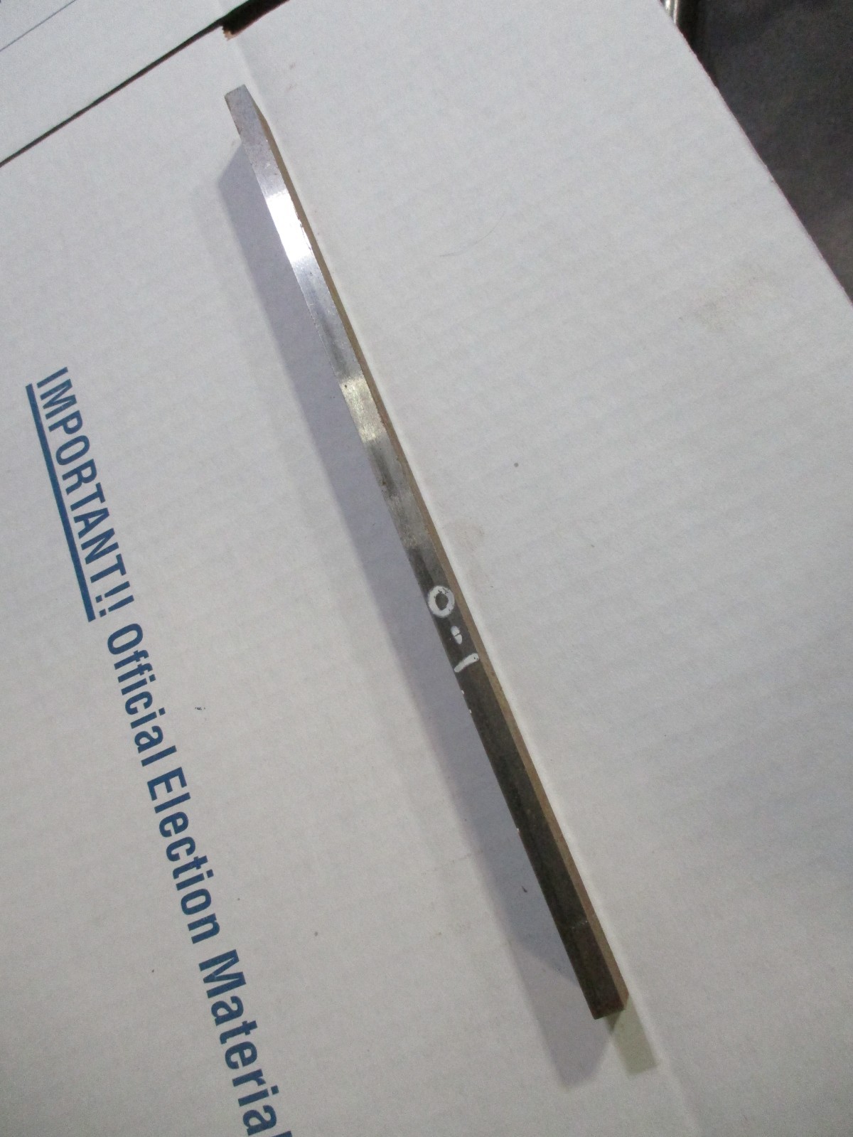O-1 Tool Steel Flat Stock Close to 5/16″ x 3/4″ x 11-5/8″