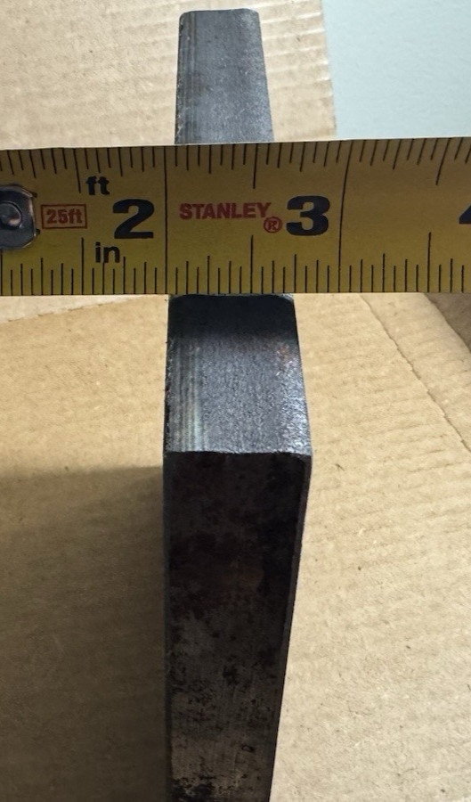 0.75 x 6 x 6 A36 Steel – Reclaimed Hot Rolled Make Offer Great For Blacksmithing