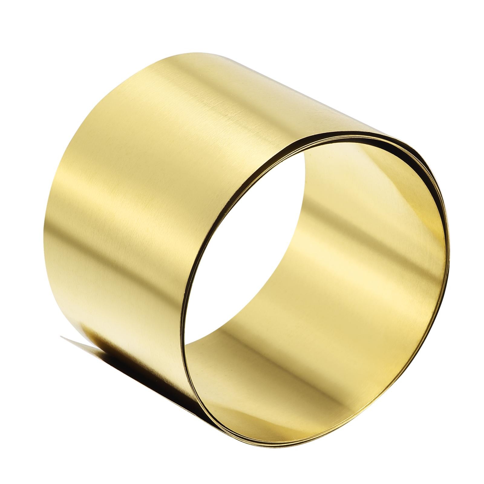 Brass Sheet Roll Metal Foil Plate 39.4“ x 2” x 0.004“