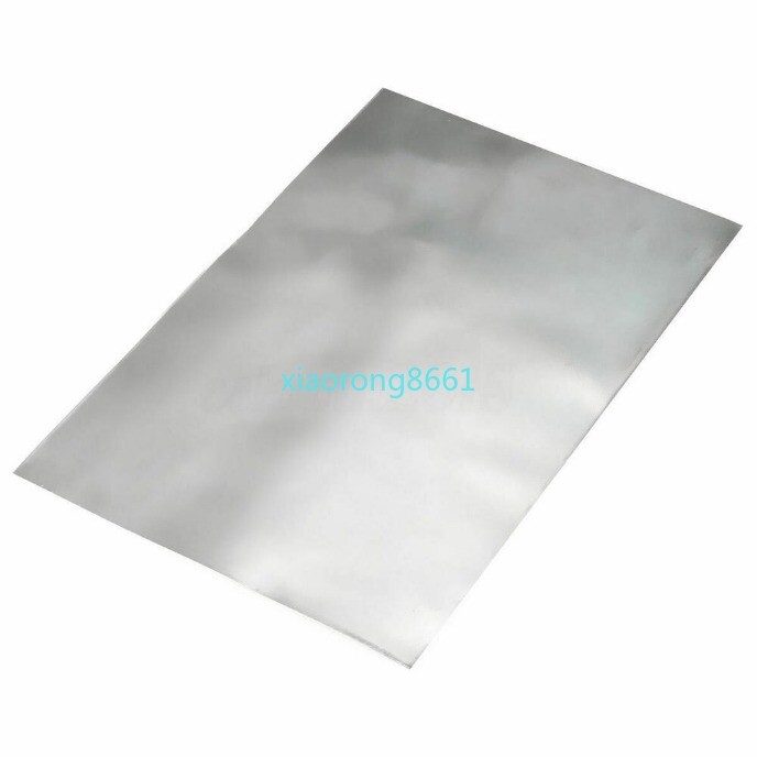 10pcs High Purity 99.9% Pure Zinc Zn Sheet Plate 0.5mm x 200mm x 100mm