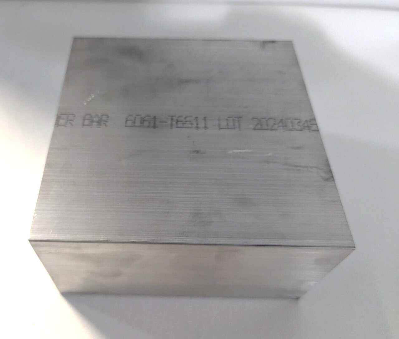 3″ X 6″ ALUMINUM 6061 FLAT BAR 5.75″ LONG SOLID T6511 Extruded Mill Stock New