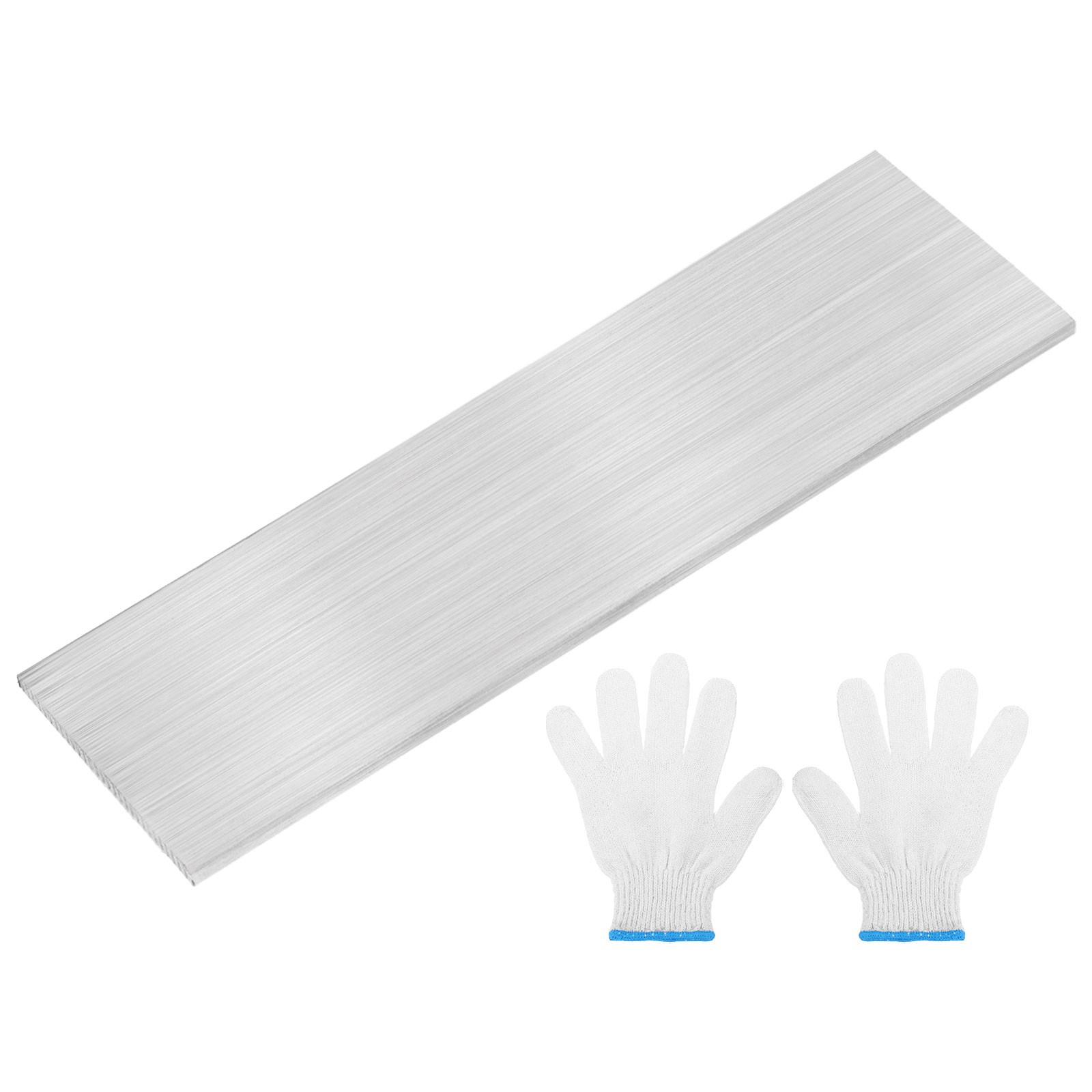 304 Stainless Steel Flat Bar 5/32″ x 2-3/8″ x 8″ Trim Strips Sheet
