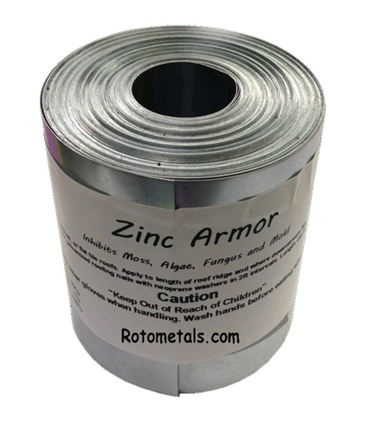 ZincArmor 2.5 ” Zinc Strip 50 ft Prevent Algae, Moss, Fungus & Mildew