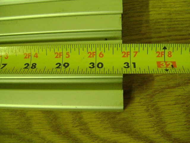 1.5″ X 3″ 80/20 T-SLOT ALUMINUM EXTRUSION 1.5″ X 3″ X 30.75″ LOT OF 2
