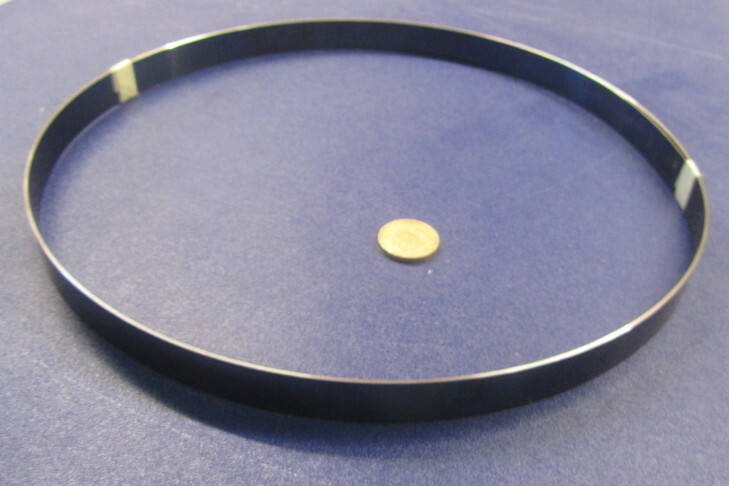 1095 Hard Blue Tempered Spring Steel Shim .008″ Thick x .750″ Wide x 120″ Long