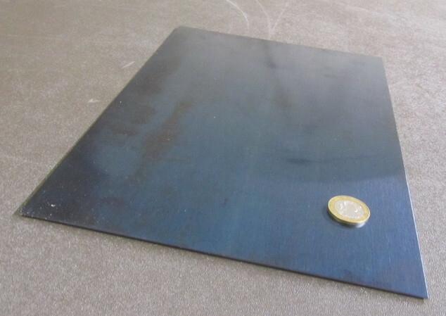 1095 Annealed Spring Steel Shim 0.025″ Thick x 8.0″ Width x 12″ Length