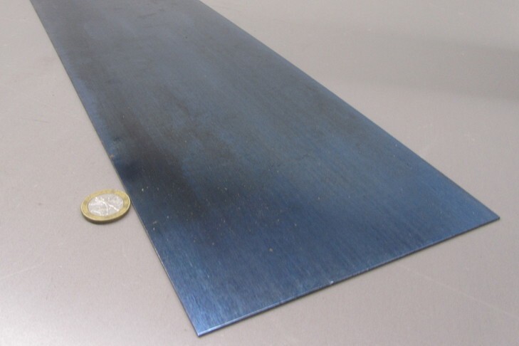 1095 Hard Blue Tempered Spring Steel Shim .010″ Thick x 6.00″ Wide x 12″ Long
