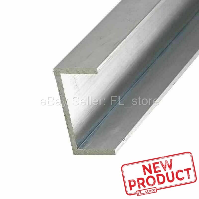 8 Feet Aluminum U-Channel 1″ Leg x 3 Base Width x 2-3/4″ Inside x 1/8 Thick NEW